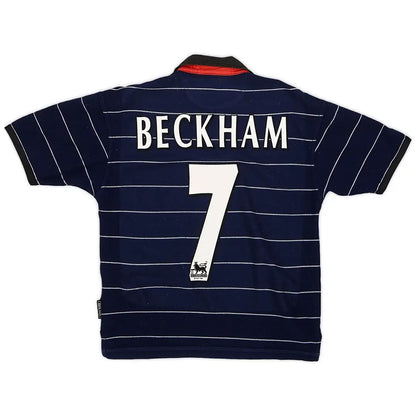 Beckham #7 Manchester United Koszulka retro wyjazdowa 1999/00