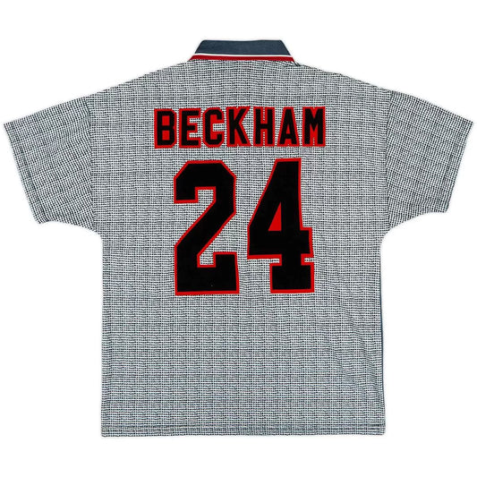 Beckham #24 Manchester United Koszulka retro trzecia 1995/96