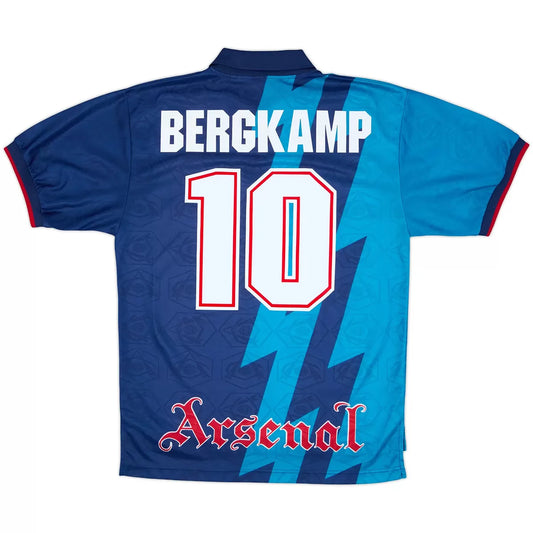 BERGKAMP #10 Arsenal Koszulka retro wyjazdowa 1995/96