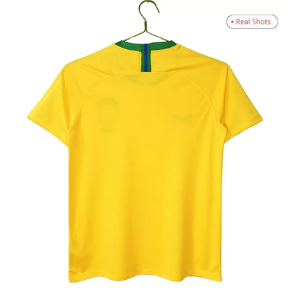 Brazylia Koszulka retro domowa 2018