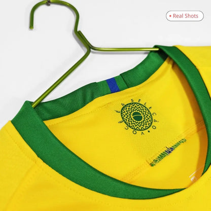 Brazylia Koszulka retro domowa 2018