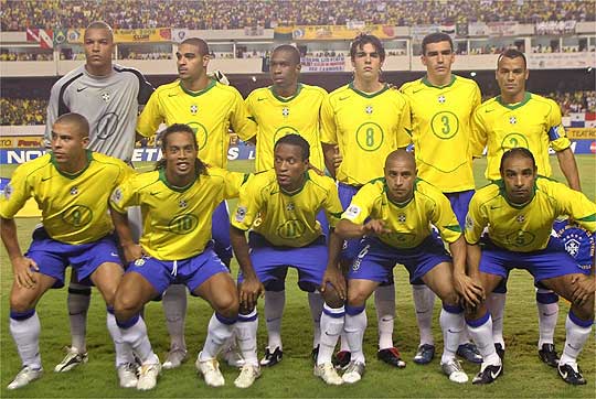 Brazylia Koszulka retro domowa 2004