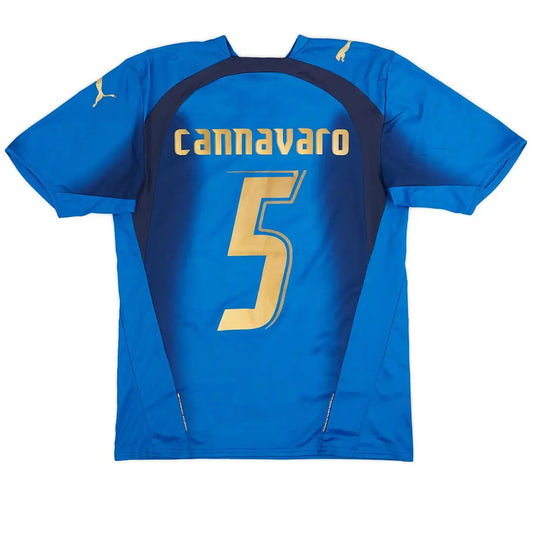 CANNAVARO #5 Włochy Koszulka retro domowa 2006