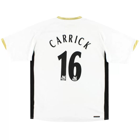 Carrick #16 Manchester United Koszulka retro wyjazdowa 2006/08