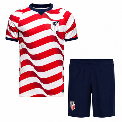 USA Zestaw – Koszulka + Spodenki Domowa Bez logo – Mundial 2026
