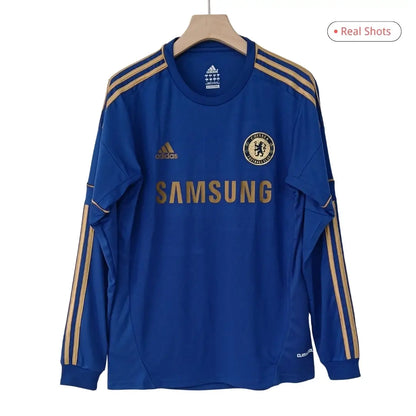 HAZARD #17 Chelsea Koszulka retro domowa z długim rękawem 2012/13