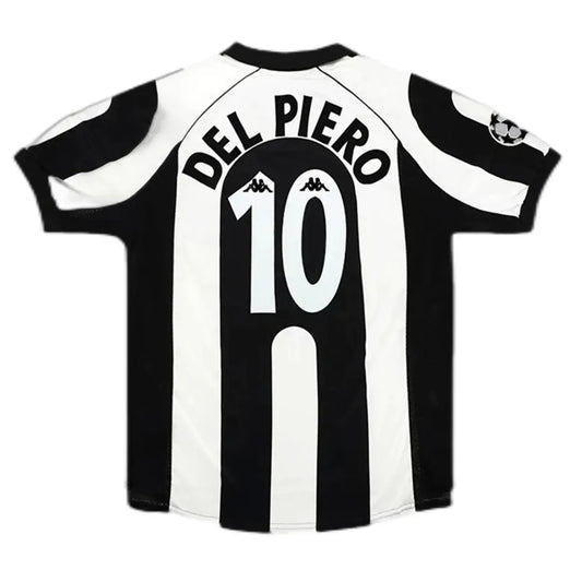 Del Piero #10 Juventus Koszulka retro domowa 1997/98