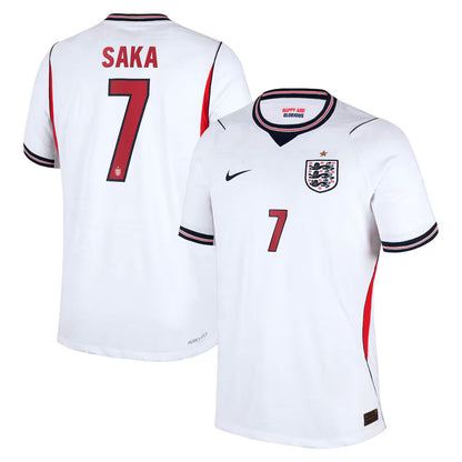 Saka #7 Anglia Koszulka Domowa Wersja zawodnicza – Mundial 2026