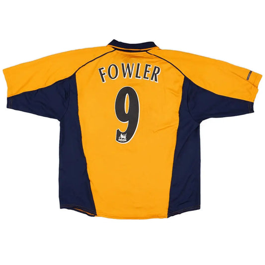 FOWLER #9 Liverpool Koszulka retro wyjazdowa 2000/01
