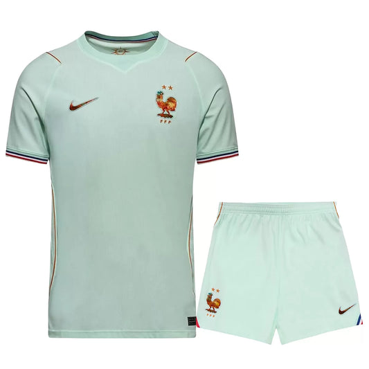Francja Zestaw – Koszulka + Spodenki Wyjazdowa – Mundial 2026