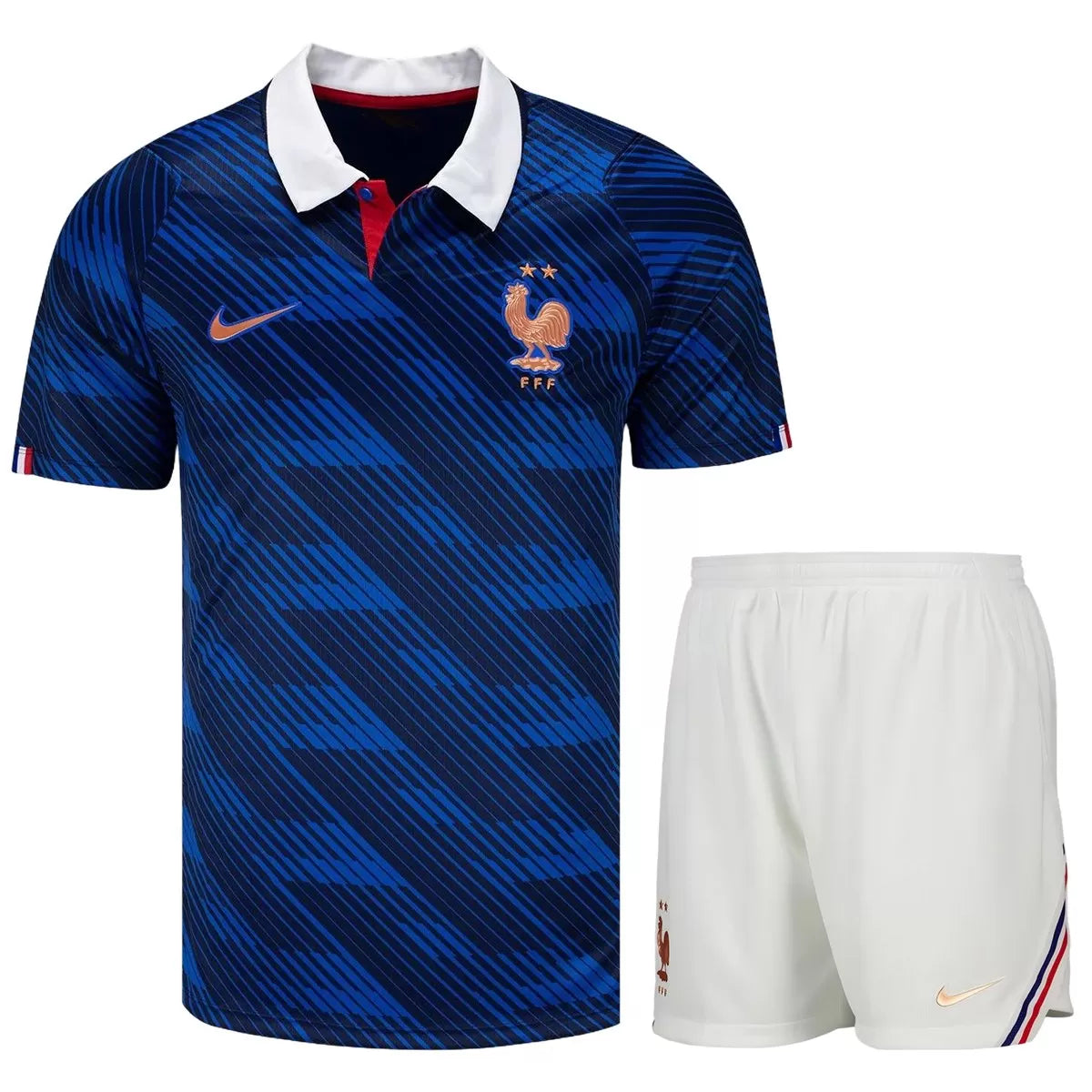 Francja Zestaw – Koszulka + Spodenki Domowa – Mundial 2026