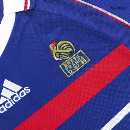 ZIDANE #10 Francja Koszulka retro domowa 1998