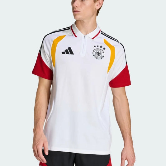Niemcy Tiro Polo Koszulka Biała – Mundial 2026