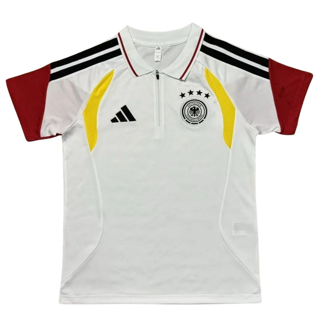 Niemcy Tiro Polo Koszulka Biała – Mundial 2026