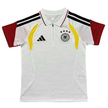 Niemcy Tiro Polo Koszulka Biała – Mundial 2026