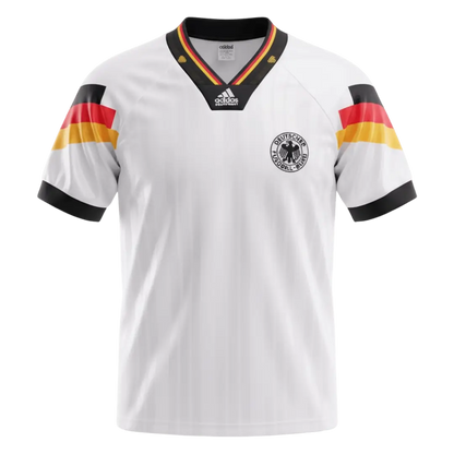 Niemcy Koszulka retro domowa Euro 1992
