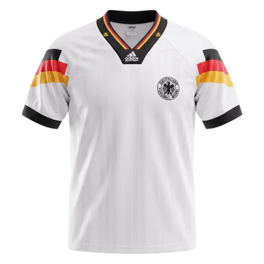 Niemcy Koszulka retro domowa Euro 1992