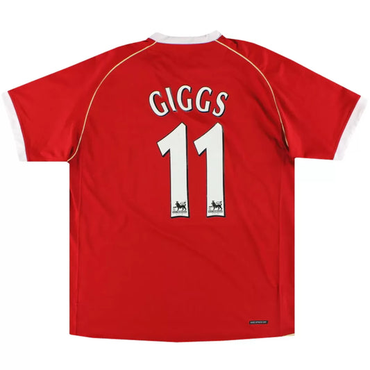 Giggs #11 Manchester United Koszulka retro domowa 2006/07