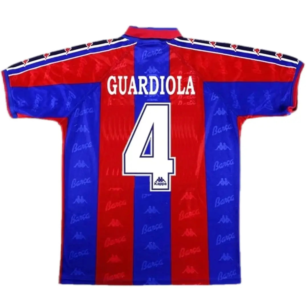 Guardiola #4 Barcelona Koszulka retro domowa 1996/97