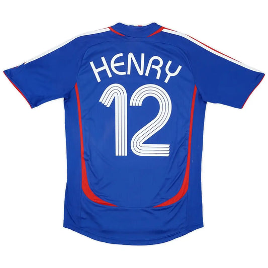 HENRY #12 Francja Koszulka retro domowa 2006