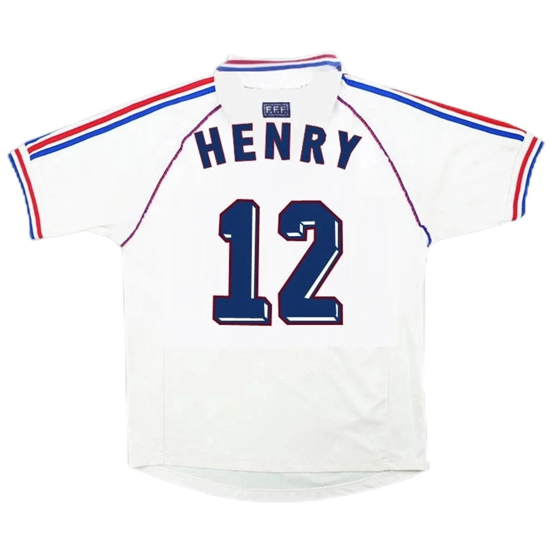 HENRY #12 Francja Koszulka retro wyjazdowa 1998