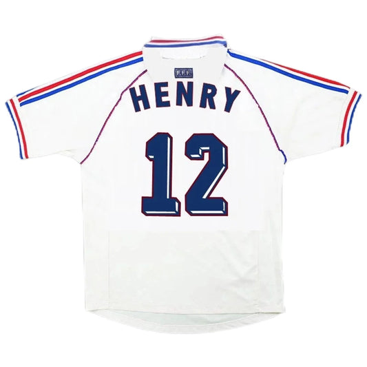 HENRY #12 Francja Koszulka retro wyjazdowa 1998