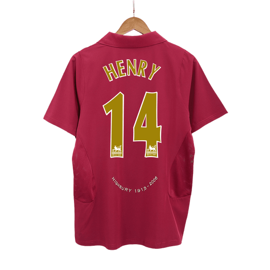 HENRY #14 Arsenal Koszulka retro domowa 2005/06