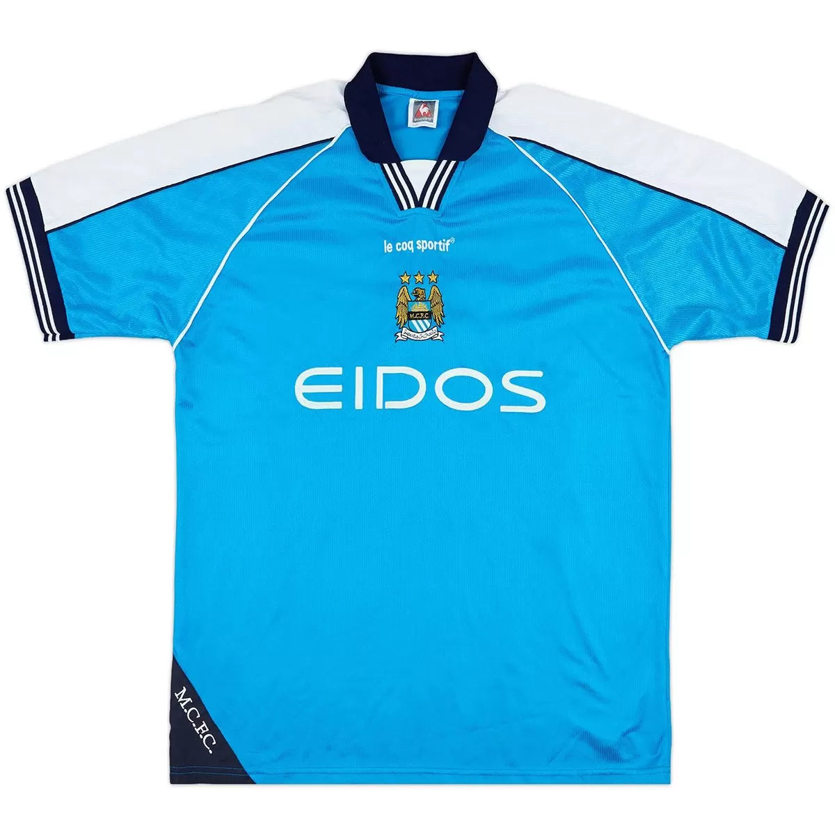 DICKOV #9 Manchester City Koszulka retro domowa 1999/01