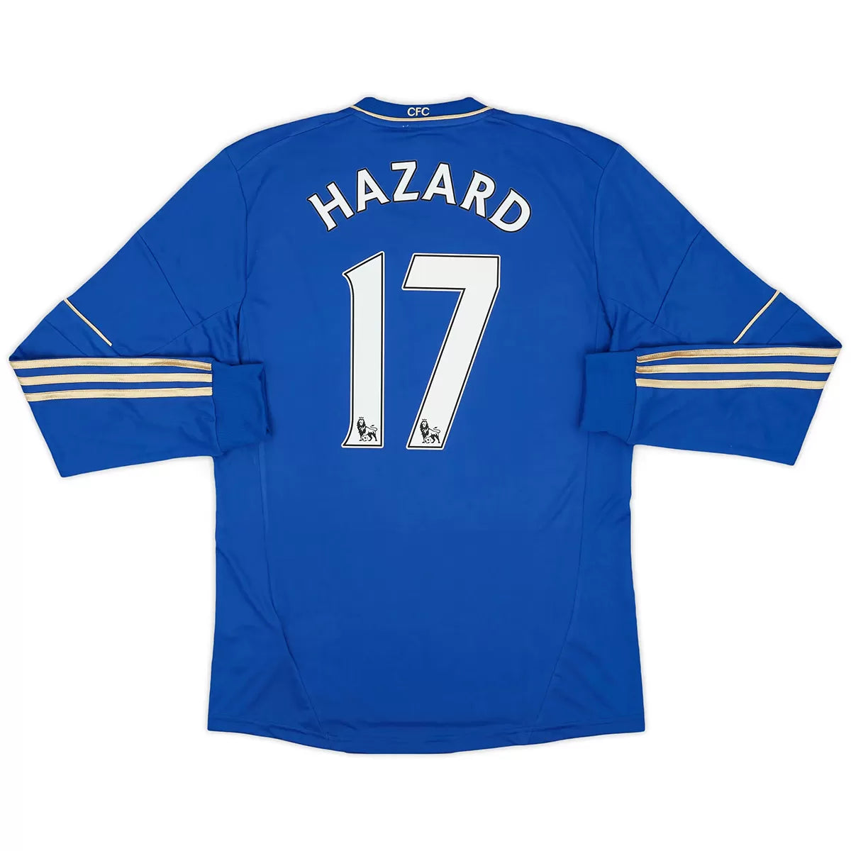 HAZARD #17 Chelsea Koszulka retro domowa z długim rękawem 2012/13