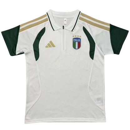 Włochy FIGC Polo Tiro Koszulka Biała – Mundial 2026
