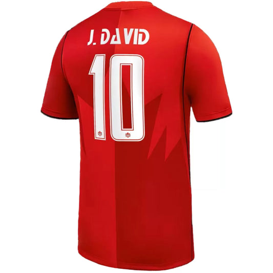 J. DAVID #10 Kanada Koszulka Domowa – Mundial 2026