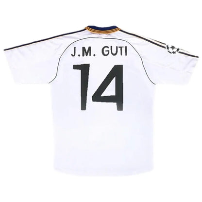 J.M. GUTI #14 Real Madrid Koszulka retro domowa 1998/00