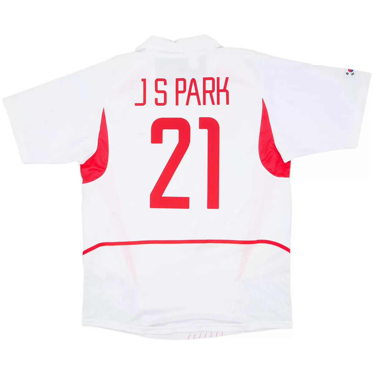 J S Park #21 Korea Południowa Koszulka retro wyjazdowa World Cup 2002