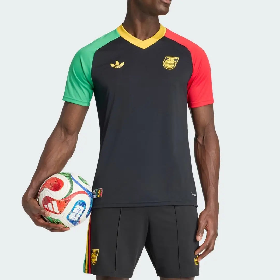 Jamajka x Bob Marley Koszulka Wyjazdowa Przedmeczowa – Mundial 2026
