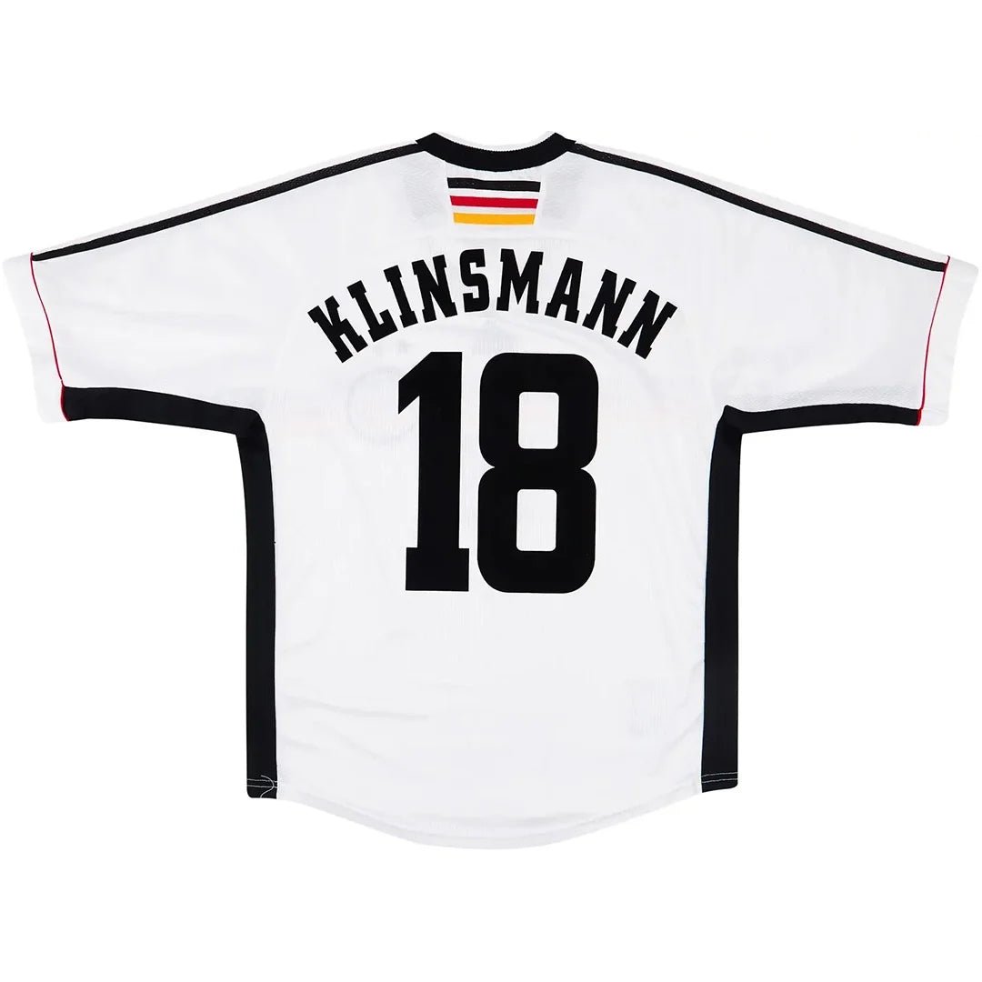 KLINSMANN #18 Niemcy Koszulka retro domowa 1998