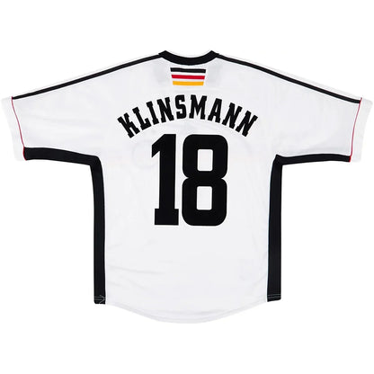 KLINSMANN #18 Niemcy Koszulka retro domowa 1998