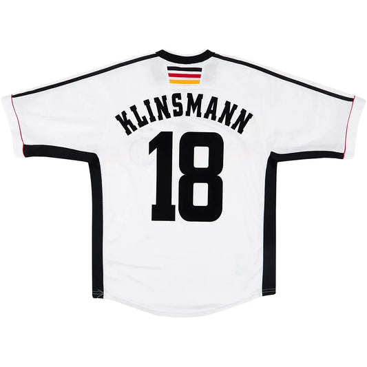 KLINSMANN #18 Niemcy Koszulka retro domowa 1998