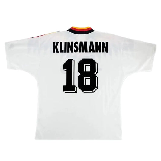 KLINSMANN #18 Niemcy Koszulka retro domowa 1994