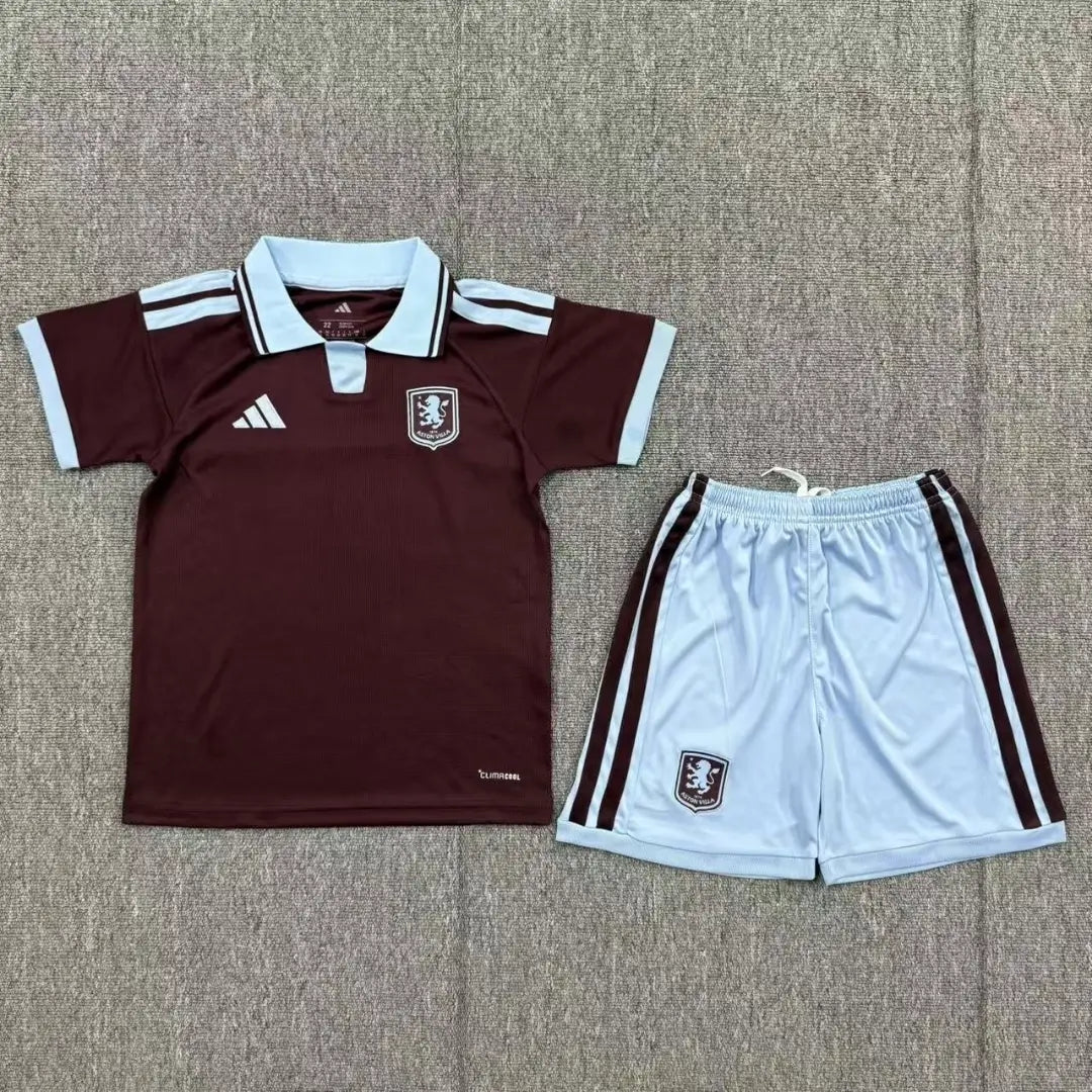 Aston Villa Dziecięcy Komplet domowy – koszulka + spodenki 2026/27