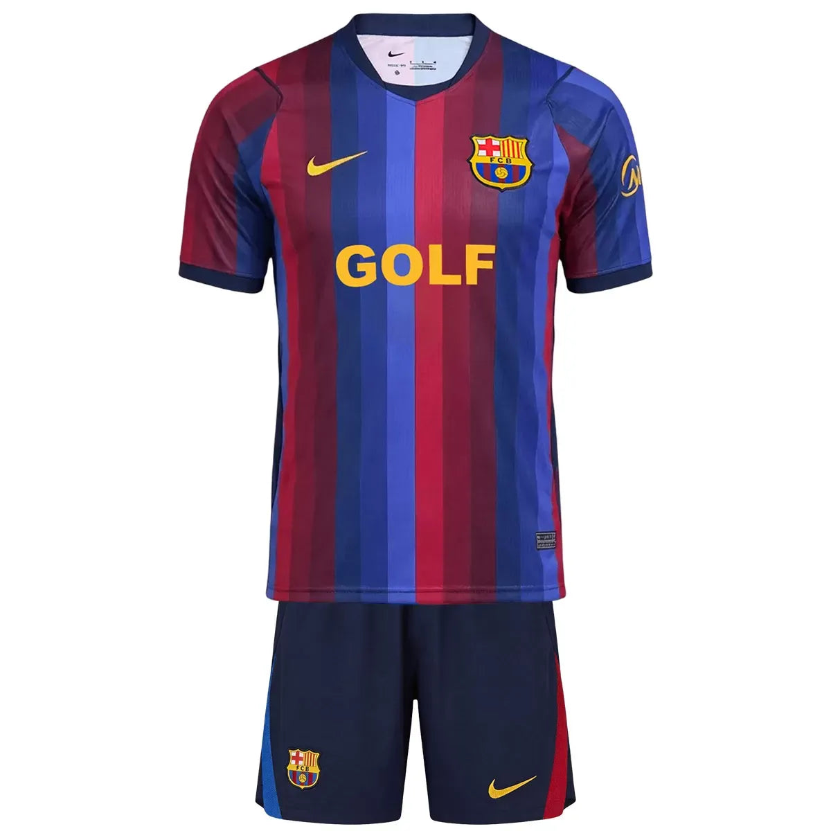 Barcelona x Golf Wang Dziecięcy Komplet domowy – koszulka + spodenki 2026/27