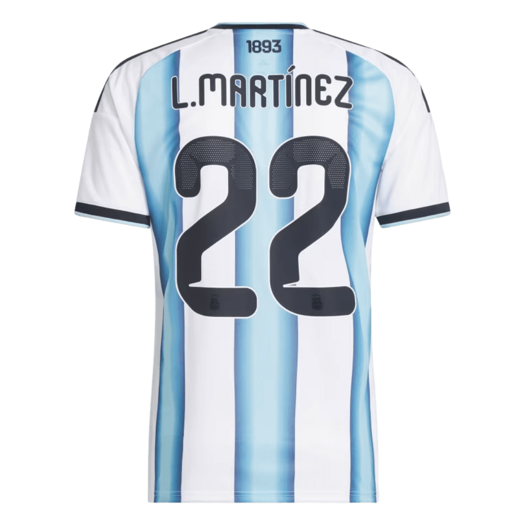 L.MARTÍNEZ #22 Argentyna Koszulka Domowa – Mundial 2026