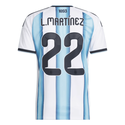 L.MARTÍNEZ #22 Argentyna Koszulka Domowa – Mundial 2026