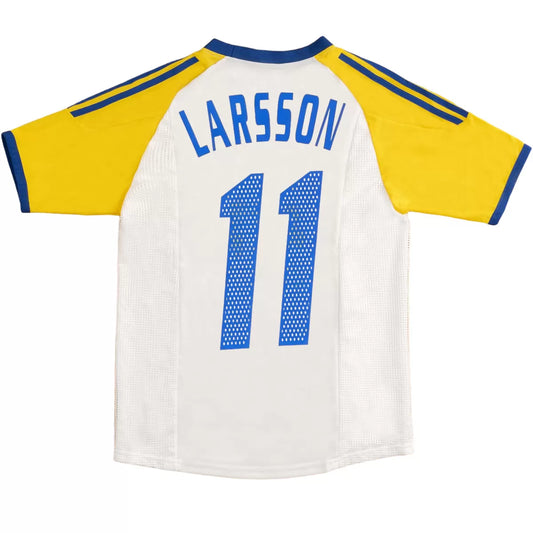 LARSSON #11 Szwecja Koszulka retro wyjazdowa World Cup 2002