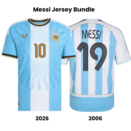 MESSI #10 Argentinien x Messi Trikot 2026 & MESSI #19 Argentinien Retro-Heimtrikot 2006
