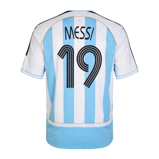 MESSI #10 Argentinien x Messi Trikot 2026 & MESSI #19 Argentinien Retro-Heimtrikot 2006
