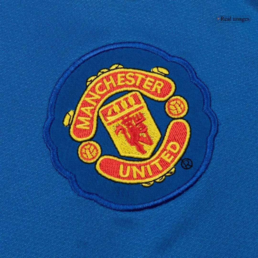 Manchester United Koszulka retro wyjazdowa z długim rękawem 2008/09