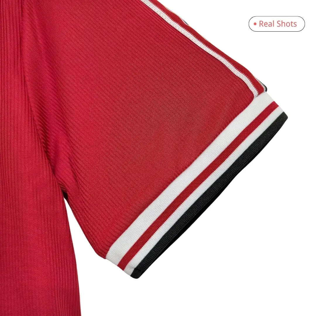 Beckham #7 Manchester United Koszulka retro domowa 1998/99