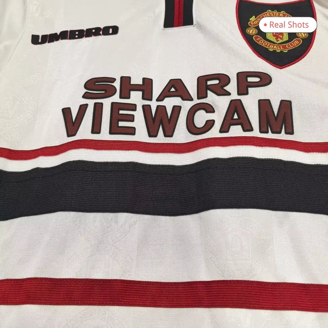 Manchester United Koszulka retro wyjazdowa z długim rękawem 1998/99