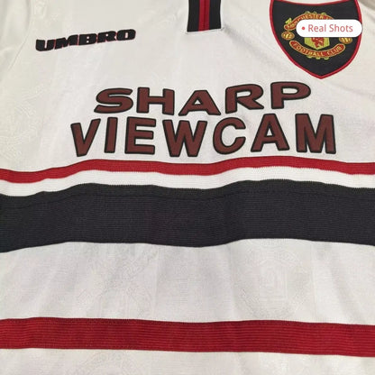 Manchester United Koszulka retro wyjazdowa z długim rękawem 1998/99