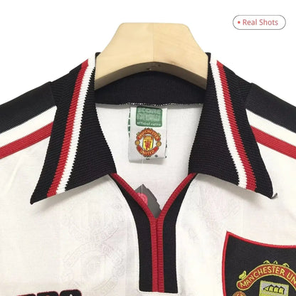 Manchester United Koszulka retro wyjazdowa z długim rękawem 1998/99